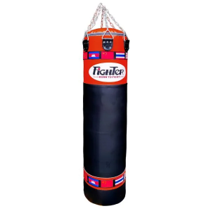 Bao Cát Fighter BTF 1.2m, 1.5m, 1.7m x ĐK 40cm - Đỏ, Đen, Vàng, Xanh